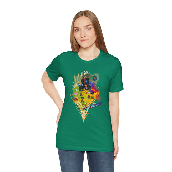 Hare Krishna Unisex Vibrant Graphic Tee