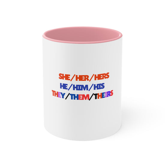 Pride Pronoun Accent Mug