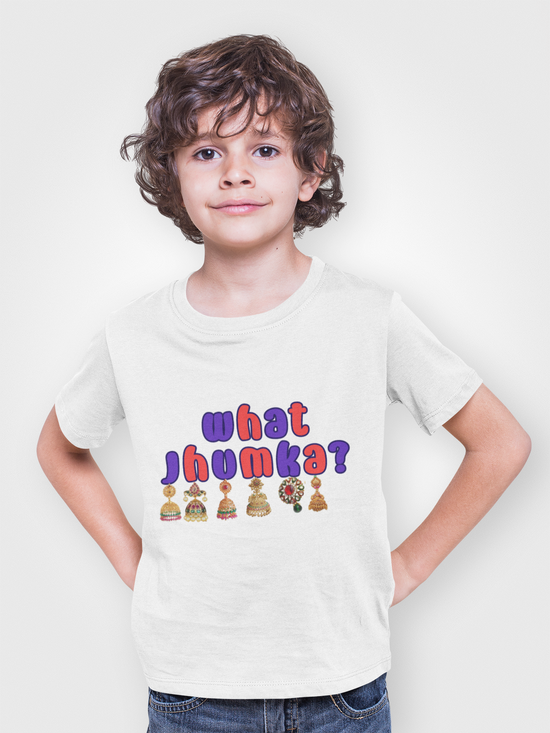 What Jhumka? Kids Heavy Cotton Tee
