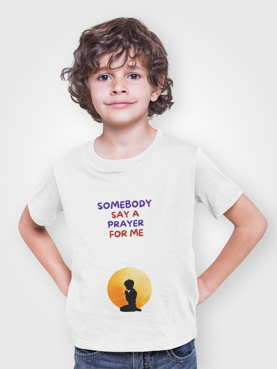 Inspirational Kids Tee, Say a Prayer Shirt