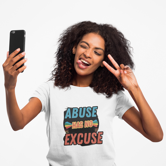 Raise Awareness Abuse Has No Excuse Cotton Tee