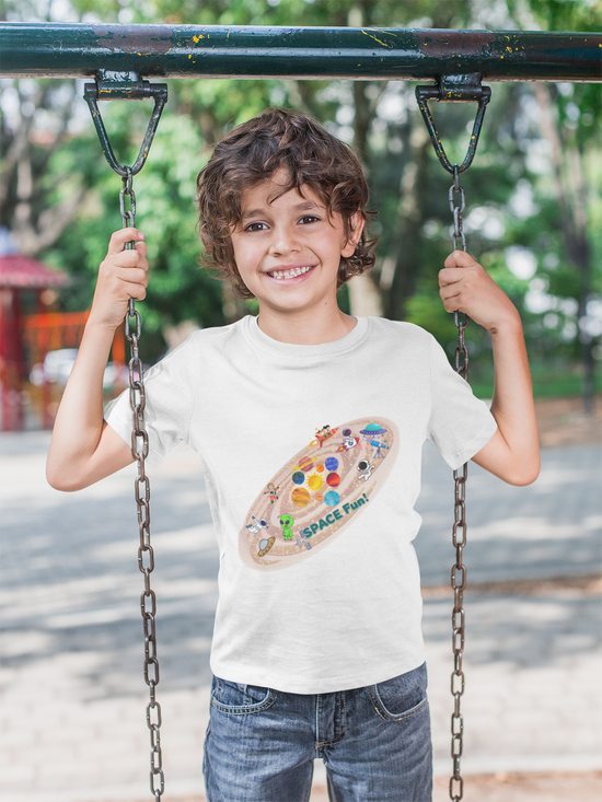Kids Super fun space  T-Shirt