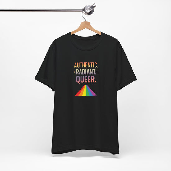 Pride Unisex Authentic Radiant Queer Pride Tee