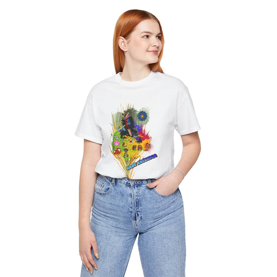 Hare Krishna Unisex Vibrant Graphic Tee
