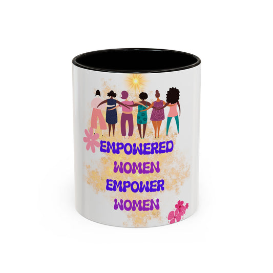 Empowered Women Mug | Colorful 11oz & 15oz Coffee Cup for Feminist Gift