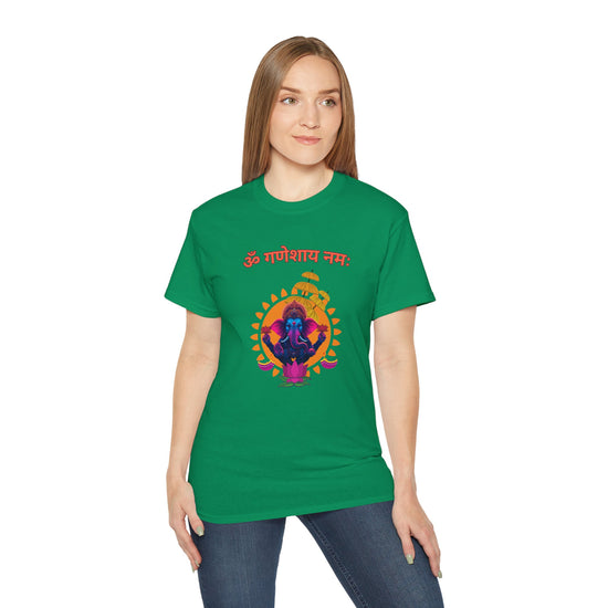 Hinduism Unisex Om Ganeshaya Namaha Tee, Be Gifted