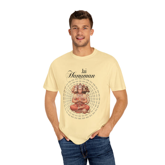 Hinduism Unisex Hanuman English T-Shirt